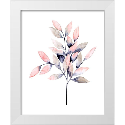 Midnight Branch I White Modern Wood Framed Art Print by Popp, Grace