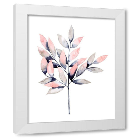 Midnight Branch II White Modern Wood Framed Art Print by Popp, Grace