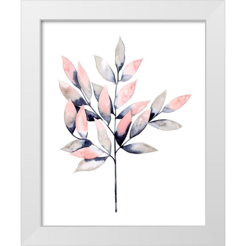Midnight Branch II White Modern Wood Framed Art Print by Popp, Grace