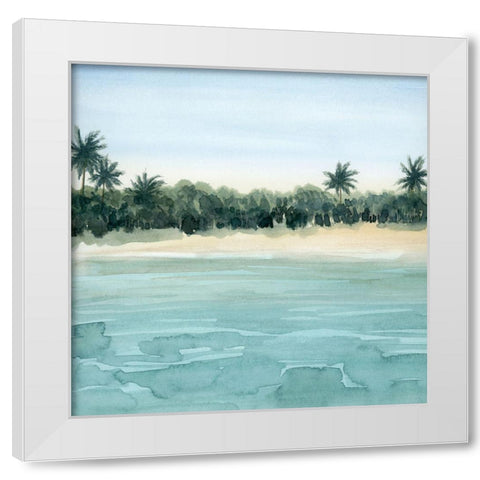 Paradis I White Modern Wood Framed Art Print by Popp, Grace