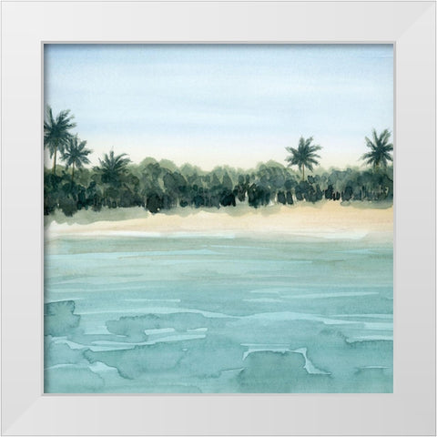 Paradis I White Modern Wood Framed Art Print by Popp, Grace