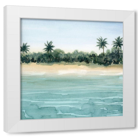 Paradis II White Modern Wood Framed Art Print by Popp, Grace