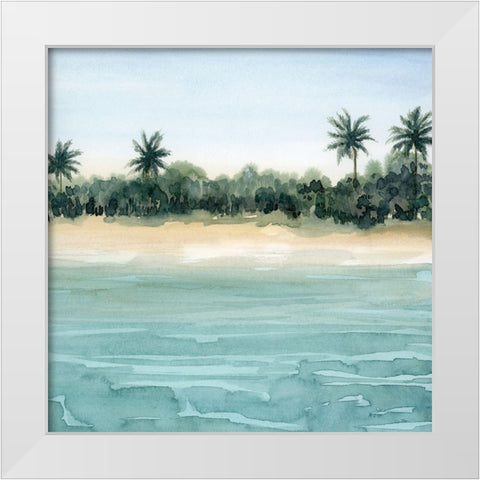 Paradis II White Modern Wood Framed Art Print by Popp, Grace
