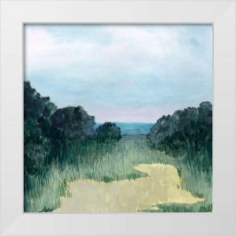 Twilight Dunes I White Modern Wood Framed Art Print by Popp, Grace