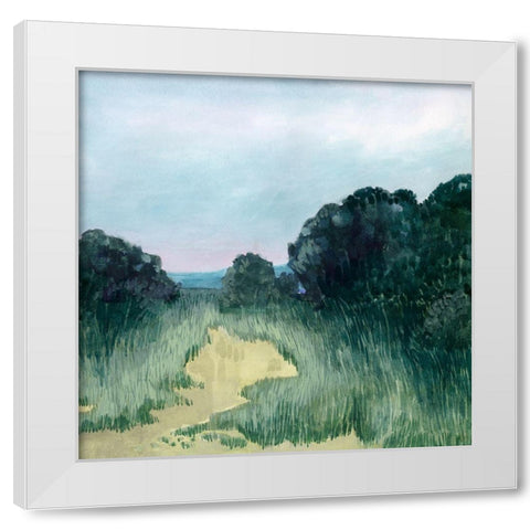 Twilight Dunes II White Modern Wood Framed Art Print by Popp, Grace