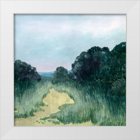 Twilight Dunes II White Modern Wood Framed Art Print by Popp, Grace