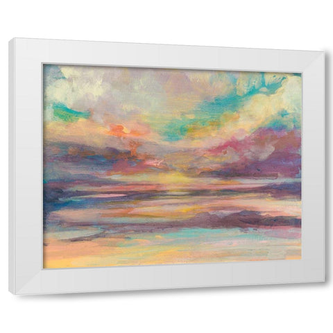 Sunset Light II White Modern Wood Framed Art Print by Goldberger, Jennifer