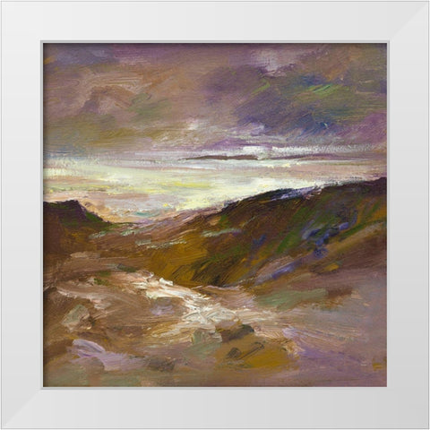 California Coast White Modern Wood Framed Art Print by Finch, Sheila