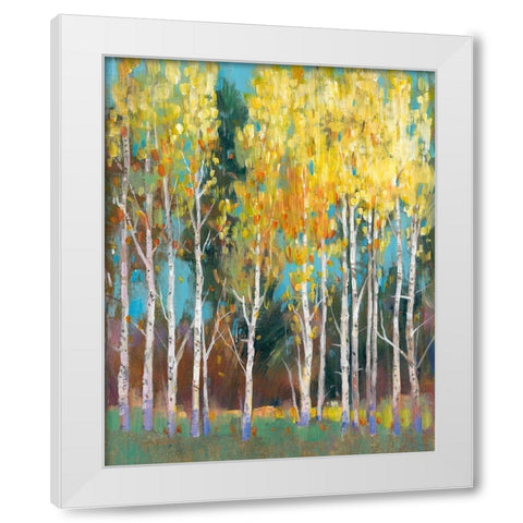 Aspen Grove II White Modern Wood Framed Art Print by OToole, Tim