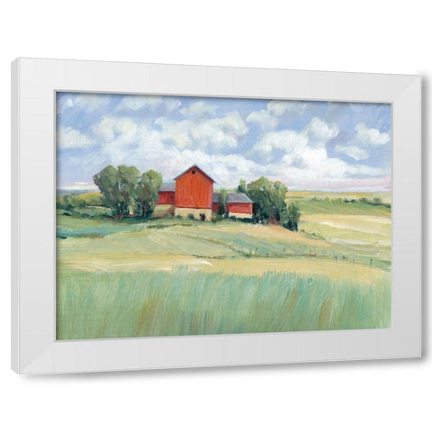 Rural Farmland II White Modern Wood Framed Art Print by OToole, Tim