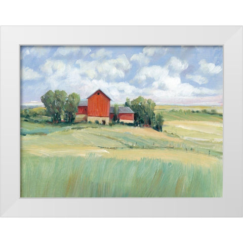 Rural Farmland II White Modern Wood Framed Art Print by OToole, Tim