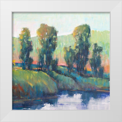 Morning Lightscape I White Modern Wood Framed Art Print by OToole, Tim