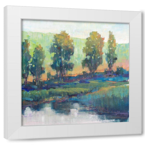 Morning Lightscape II White Modern Wood Framed Art Print by OToole, Tim