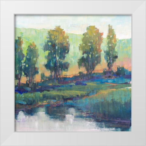 Morning Lightscape II White Modern Wood Framed Art Print by OToole, Tim