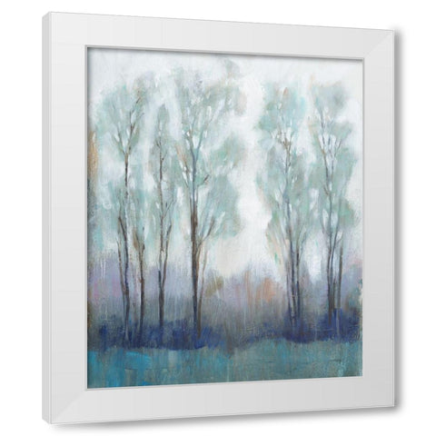 Through the Clearing II White Modern Wood Framed Art Print by OToole, Tim