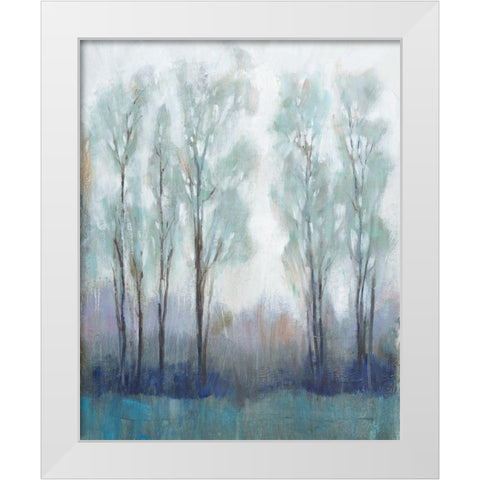 Through the Clearing II White Modern Wood Framed Art Print by OToole, Tim