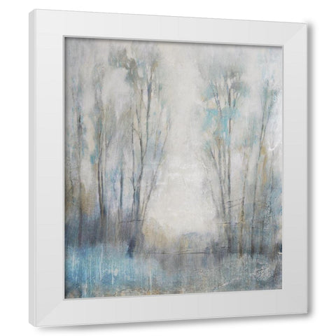 Through the Clearing III White Modern Wood Framed Art Print by OToole, Tim