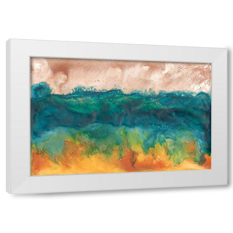 Grassland Sunset II White Modern Wood Framed Art Print by Ludwig, Alicia
