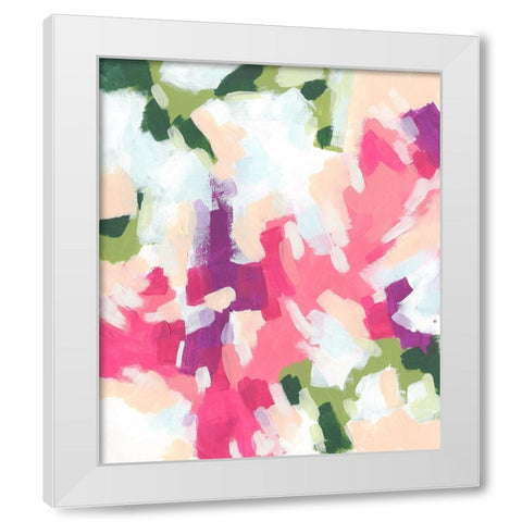 Palette Prism II White Modern Wood Framed Art Print by Vess, June Erica