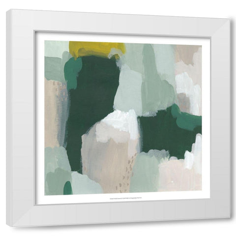 Tundra Summer I White Modern Wood Framed Art Print by Vess, June Erica