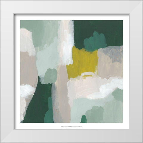 Tundra Summer III White Modern Wood Framed Art Print by Vess, June Erica