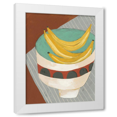 Modern Fruit I White Modern Wood Framed Art Print by Zarris, Chariklia