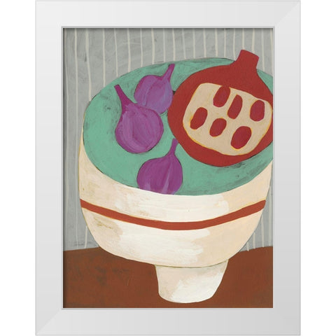 Modern Fruit III White Modern Wood Framed Art Print by Zarris, Chariklia