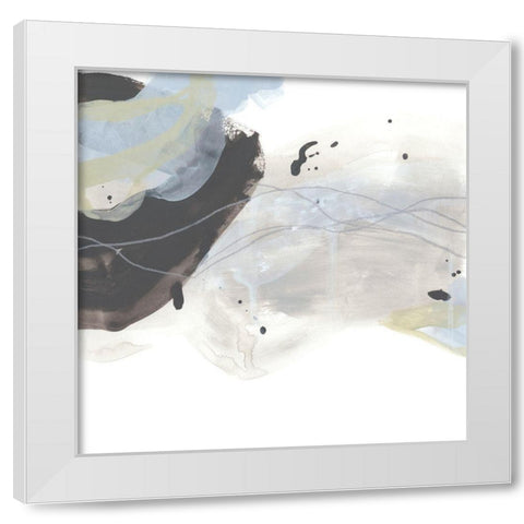 Wave Inflection II White Modern Wood Framed Art Print by Vess, June Erica