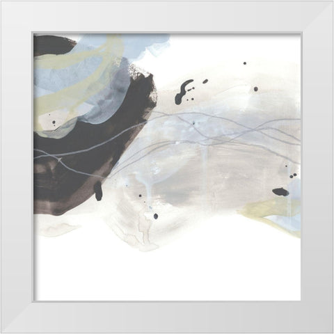 Wave Inflection II White Modern Wood Framed Art Print by Vess, June Erica