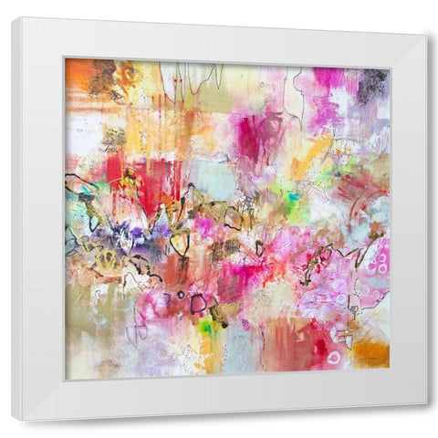 Fiesta I White Modern Wood Framed Art Print by Gardner, Jennifer