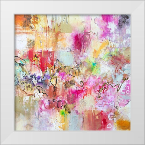 Fiesta I White Modern Wood Framed Art Print by Gardner, Jennifer
