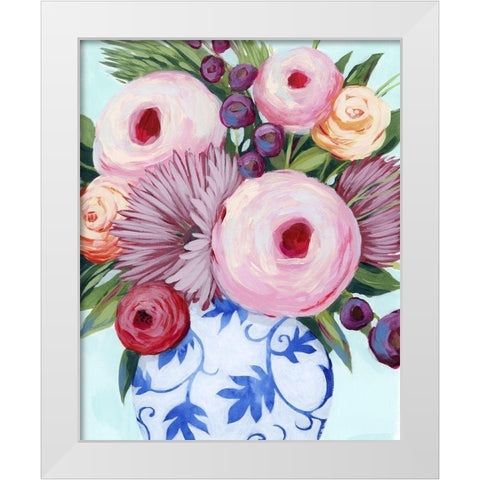 Clarity Blooms I White Modern Wood Framed Art Print by Popp, Grace