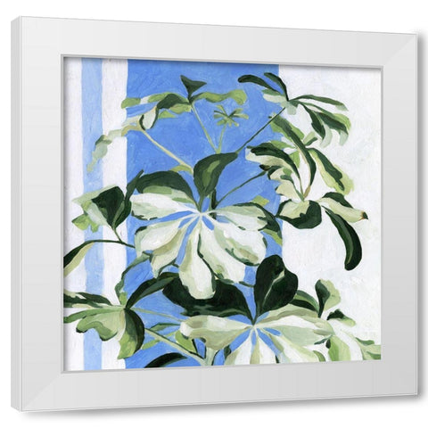 Indoor Plant II White Modern Wood Framed Art Print by Scarvey, Emma