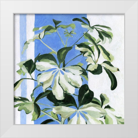 Indoor Plant II White Modern Wood Framed Art Print by Scarvey, Emma