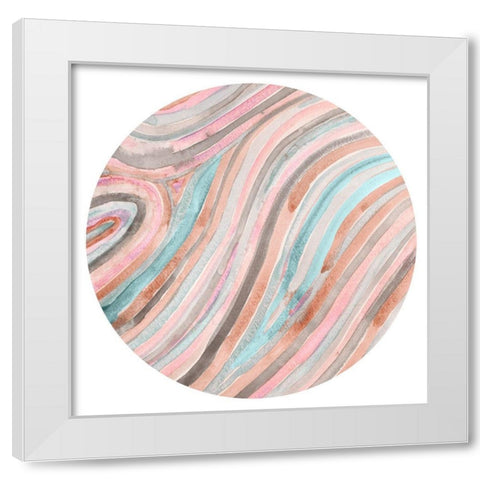 Lost Marbles II White Modern Wood Framed Art Print by Ludwig, Alicia