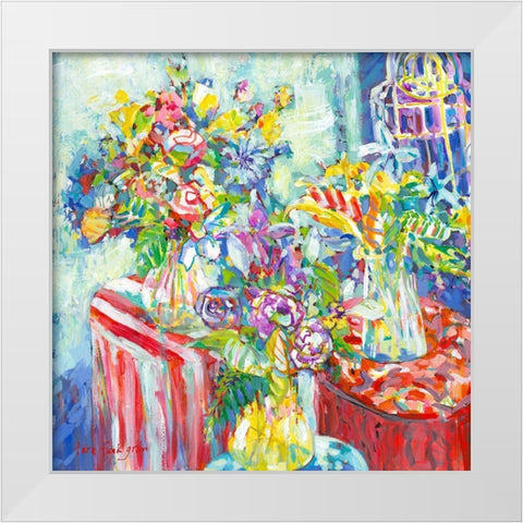 Tutti Frutti II White Modern Wood Framed Art Print by Grim, Tara Funk