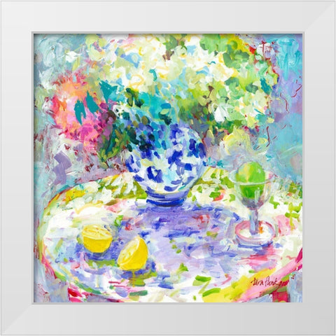 Tutti Frutti III White Modern Wood Framed Art Print by Grim, Tara Funk