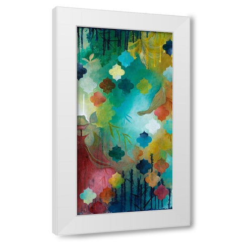 Exoticism I White Modern Wood Framed Art Print by Robinson, Heather