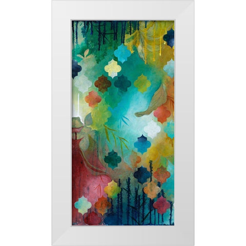 Exoticism I White Modern Wood Framed Art Print by Robinson, Heather