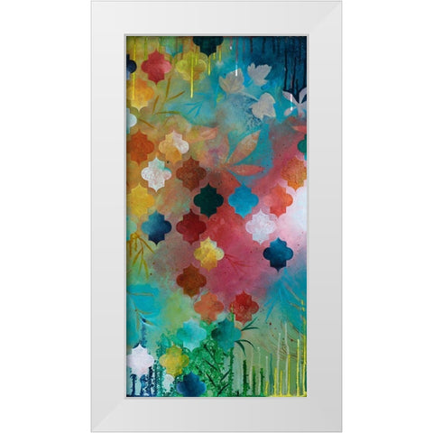 Exoticism II White Modern Wood Framed Art Print by Robinson, Heather