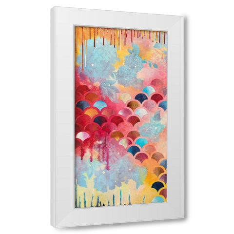 Etiquette I White Modern Wood Framed Art Print by Robinson, Heather