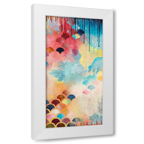 Etiquette II White Modern Wood Framed Art Print by Robinson, Heather