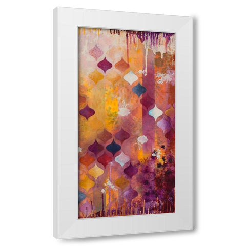 Warm Ambition II White Modern Wood Framed Art Print by Robinson, Heather