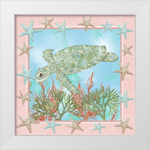 Coastal Life II White Modern Wood Framed Art Print by Reynolds, Jade