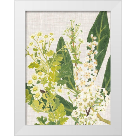 April in Paris III White Modern Wood Framed Art Print by Miller, Dianne