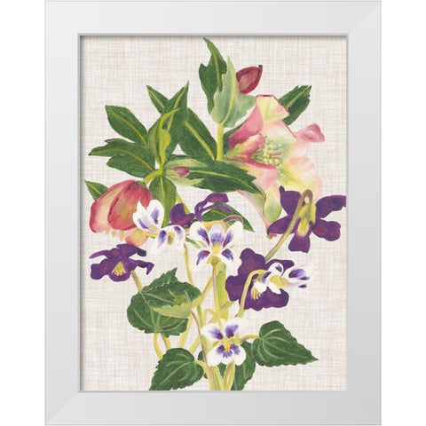 April in Paris IV White Modern Wood Framed Art Print by Miller, Dianne