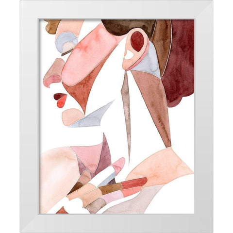 Golden Age I White Modern Wood Framed Art Print by Popp, Grace