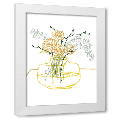 Starting Fresh I White Modern Wood Framed Art Print by Wang, Melissa