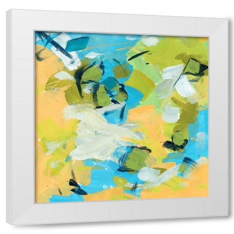 Seasonal Delight I White Modern Wood Framed Art Print by Wang, Melissa