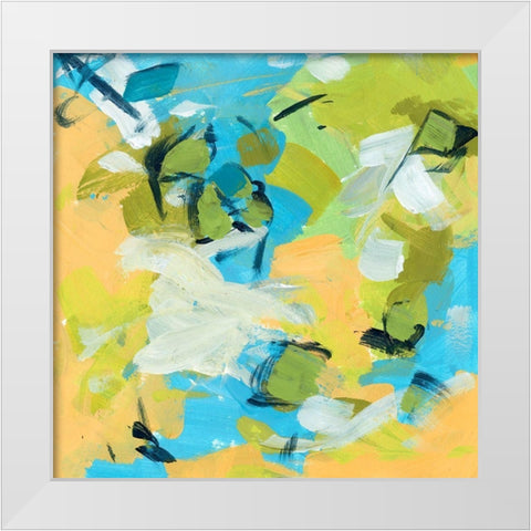 Seasonal Delight I White Modern Wood Framed Art Print by Wang, Melissa